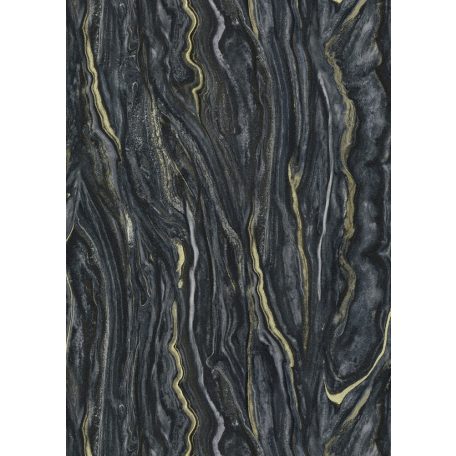 Erismann ELLE Decoration 10149-15 Natur karakteres márványminta fekete arany tapéta