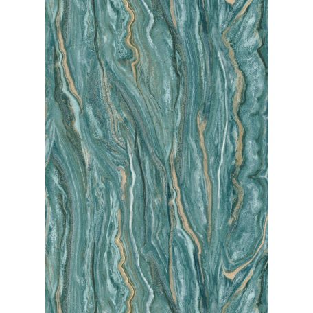 Erismann ELLE Decoration 10149-36 Natur karakteres márványminta zöld kék arany tapéta