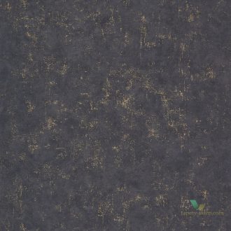   Betonhatású enyhén texturált minta fémes irizáló elemekkel antracit/fekete és arany tónus tapéta