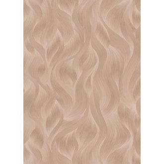   Erismann ELLE Decoration 10151-05 Grafikus Stilizált levelek hullámokba rejtve rózsaszín bézs/barna arany csillogó mintarészletek tapéta