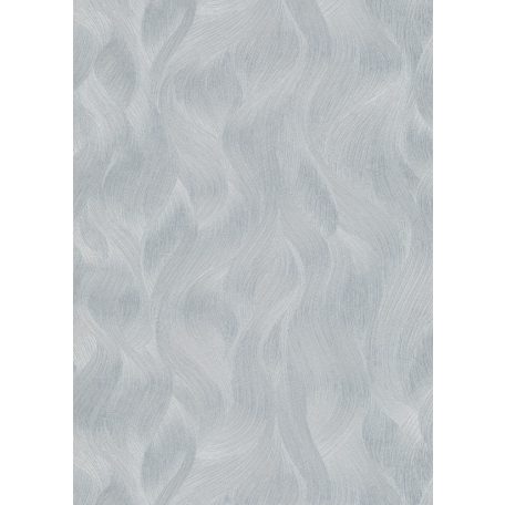 Erismann ELLE Decoration 10151-10 Grafikus Stilizált levelek hullámokba rejtve szürke ezüst csillogó mintarészletek tapéta