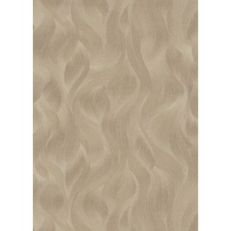   Erismann ELLE Decoration 10151-30 Grafikus Stilizált levelek hullámokba rejtve bézs barna arany csillogó mintarészletek tapéta