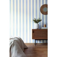   Caselio The Place to Be(d) 101746220 SLEEP TIGHT Csíkos fehér szürkéskék arany tapéta