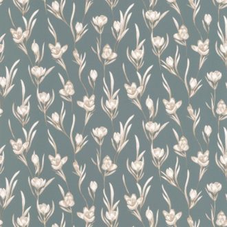   Caselio The Place to Be(d) 101787126  DAY DREAMING Natur Álmodozás virágok között halvány malachitzöld fehér arany tapéta