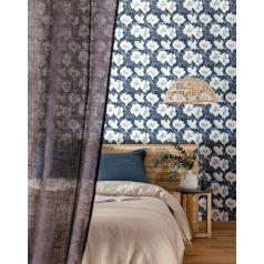   Caselio The Place to Be(d) 101796166 DING DING DONG Natur virágálom kék fehér szürke arany tapéta