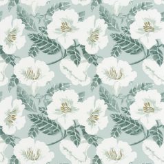   Caselio The Place to Be(d) 101797070 DING DING DONG Natur virágálom mandula és mentazöld fehér arany tapéta