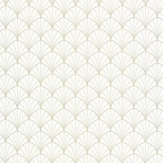   Caselio The Place to Be(d) 101820026 STARDUST Art-deco retro "csillagpor" fehér arany tapéta