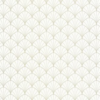   Caselio The Place to Be(d) 101820026 STARDUST Art-deco retro "csillagpor" fehér arany tapéta