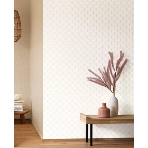 Caselio The Place to Be(d) 101820026 STARDUST Art-deco retro "csillagpor" fehér arany tapéta