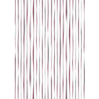   Erismann Walls we love 2/Flora 10186-22 Csíkos enyhén hullámos mintavezetés fehér bordópiros szürke tapéta