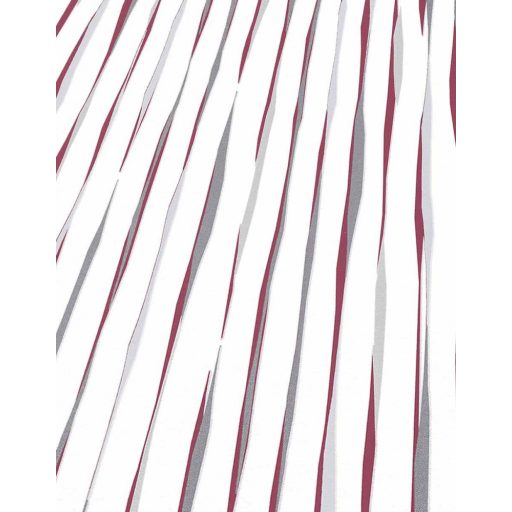 Erismann Walls we love 2/Flora 10186-22 Csíkos enyhén hullámos mintavezetés fehér bordópiros szürke tapéta