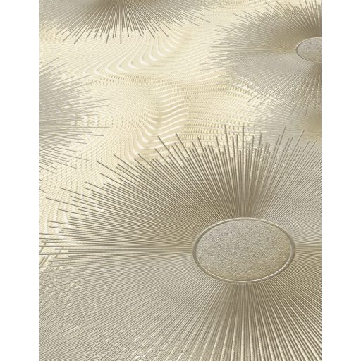 Erismann ELLE Decoration 2, 10191-02 Grafikus lélegzetelállító dekoratív design bézs arany fényes mintafelület tapéta
