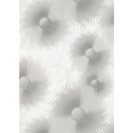 Erismann ELLE Decoration 2, 10191-31 Grafikus lélegzetelállító dekoratív design fehér szürke ezüst fényes mintafelület tapéta