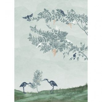   Caselio The Place to Be(d) 102046237 DREAM a LITTLE DREAM of ME Natur Álmodj Rólam menta kék arany zöld digitális nyomású falpanel