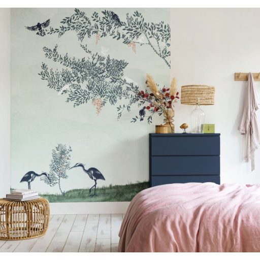 Caselio The Place to Be(d) 102046237 DREAM a LITTLE DREAM of ME Natur Álmodj Rólam menta kék arany zöld digitális nyomású falpanel