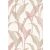 Erismann ELLE Decoration 2, 10207-05 Natur Botanikus Grafikus finoman erezett levélminta krém bézs ó-rózsaszín bézsarany fényes mintarajzolat tapéta