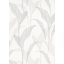 Erismann ELLE Decoration 2, 10207-31 Natur Botanikus Grafikus finoman erezett levélminta fehér krém szürke ezüst fényes mintarajzolat tapéta