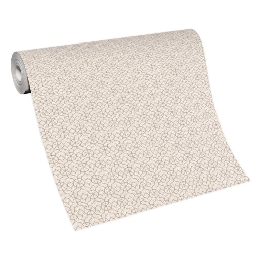 Erismann Code Nature 10211-38 Grafikus díszítőminta apró elemek láncolata világosbarna szürkésbarna tapéta