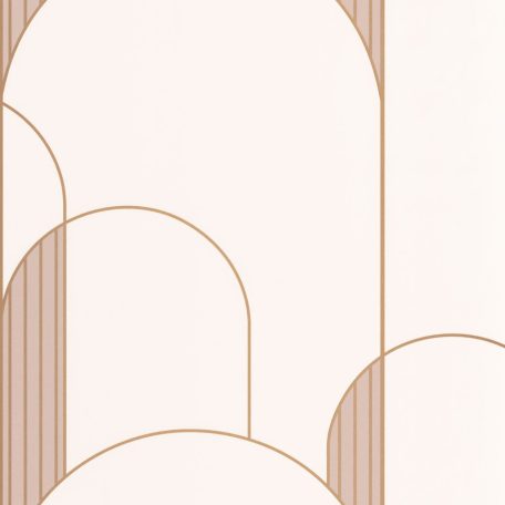 Caselio Labyrinth 102111029 HIGH WALLS Grafikus nagyformátumú designminta XXL fehér bézs arany tapéta