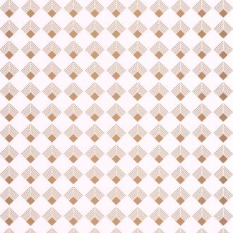   Caselio Labyrinth 102131026 PATCH Geometrikus, grafikus, szimmetrikus négyzetminta, 2D-3D játék krémfehér arany tapéta