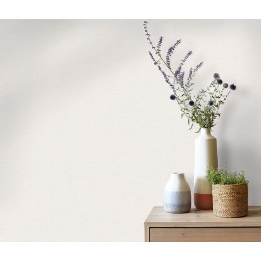 Erismann Code Nature/Flora 10215-26 Egyszínű strukturált krémfehér/krém tapéta