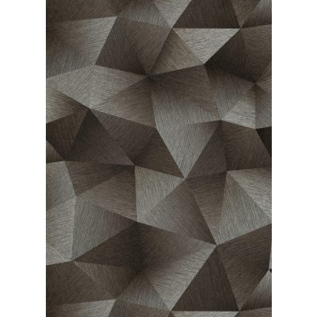 Erismann Fashion for Walls 3, 10216-15 DIAMOND Design háromdimenziós geometriai minta szürke ezüst fekete tapéta