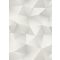 Erismann Fashion for Walls 3, 10216-31 DIAMOND Design háromdimenziós geometriai minta fehér világosszürke árnyalatok ezüst tapéta