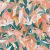 Fény és perspektíva lenyűgöző játéka - expresszionista növényi megjelenítés krém/bézs terrakotta rózsaszín zöld arany tapéta