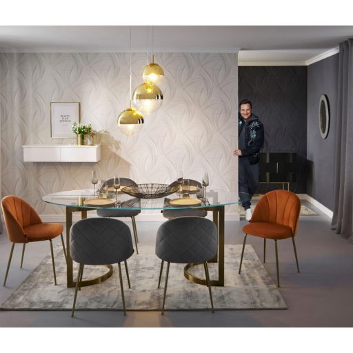 Erismann Fashion for Walls 3, 10218-31 MILLENIUM Design nagyvonalú ívek és karcolatok krém bézs szürkésbézs arany tapéta