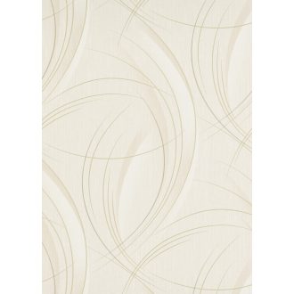   Erismann Fashion for Walls 3, 10218-37 MILLENIUM Design nagyvonalú ívek és karcolatok krém bézs arany tapéta
