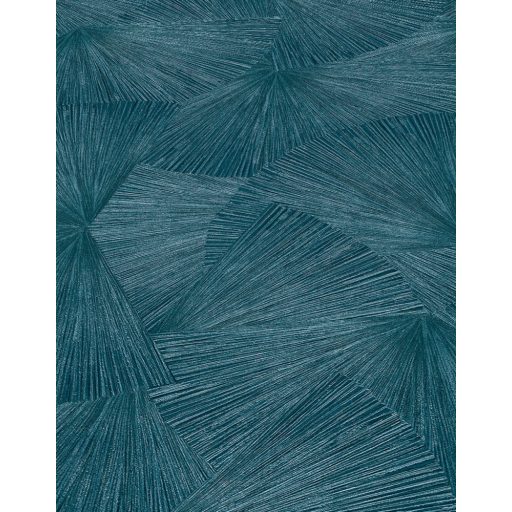 Erismann Fashion for Walls 3, 10219-19 JAPANDI Design  Stilizált egzotikus levélminta türkiz ezüst csillogó mintarajzolat tapéta
