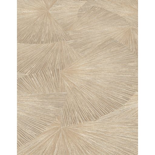 Erismann Fashion for Walls 3, 10219-20 JAPANDI Design  Stilizált egzotikus levélminta bézs barna arany csillogó mintarajzolat tapéta