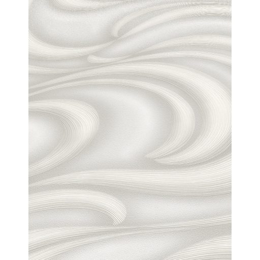Erismann Fashion for Walls 3, 10220-31 DUNES excentrikus dinamikus hullámminta fehér világosszürke ezüst csillogó mintarajzolat tapéta