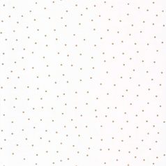   Spontán elhelyezkedő (táncoló) pöttyök fehér arany tapéta