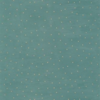   Spontán elhelyezkedő (táncoló) pöttyök zöld arany tapéta