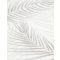 Erismann Fashion for Walls 3, 10221-31 Marbella Botanikus nagyvonalú pálmalevelek fémes kiemeléssel fehér szürke szürkésbézs  tapéta
