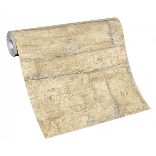 Erismann Fashion for Walls 3, 10222-20 ROCK Design természetes kőmintázat kifinomult csillogó hatás homokkő bézs szürke tapéta