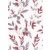 Erismann Walls we love 2/Flora 10224-22 Natur Levélmintázat fehér bordópiros szürke tapéta