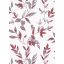 Erismann Walls we love 2/Flora 10224-22 Natur Levélmintázat fehér bordópiros szürke tapéta