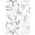Erismann Walls we love 2/Flora 10224-31 Natur Levélmintázat fehér szürke bézs/szürkésbézs tapéta