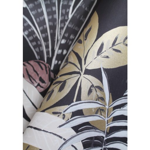 Caselio Escapade 102319248 Aventure Trópusi kaland a vadonban tigrisek és majmok társaságában fekete bézs barna arany tapéta