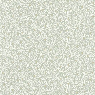   Caselio Escapade 102347061 Ballade Botanikus lombozat-levélzet nagy felbontásban üdítő esztétikum vízzöld fehér bézsarany tapéta