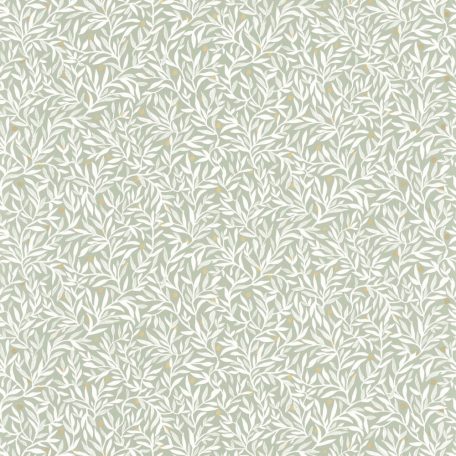 Caselio Escapade 102347061 Ballade Botanikus lombozat-levélzet nagy felbontásban üdítő esztétikum vízzöld fehér bézsarany tapéta