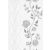 Erismann Finesse/Flora 10235-10 Natur virágminta panelszerű megjelenés grafikus hullám díszítéssel törtfehér bézs szürke  tapéta