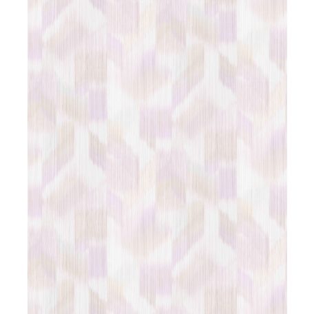 Batikolt grafikus csíkos minta krém bézs rózsaszín tapéta