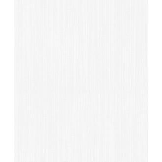   Rovátkolt (csíkos) struktúrájú egyszínű fehér tónus tapéta