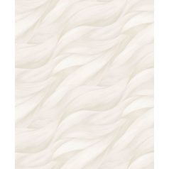   Akvarell színátmenetes levél - dinamikus hullámmotívum fehér szürke tónusok tapéta