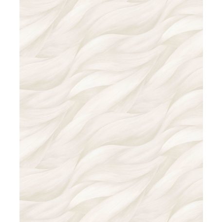 Akvarell színátmenetes levél - dinamikus hullámmotívum fehér szürke tónusok tapéta