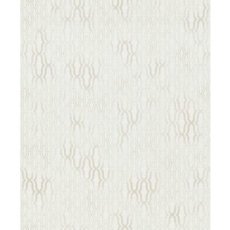   Misztikus keleti design színátmenetekkel és fémes csillogással fehér szürke tapéta