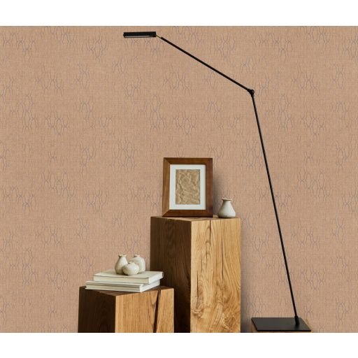 Misztikus keleti design színátmenetekkel és fémes csillogással barna tónusok tapéta